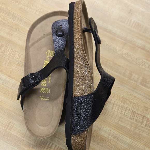 Birkenstock Dark Leather Sandals - Picture 3 of 6